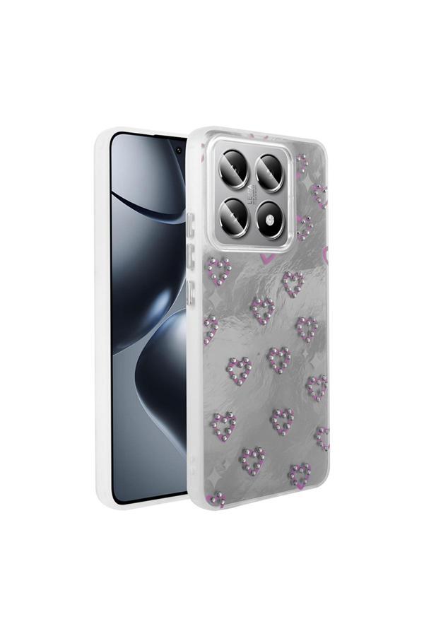 Bbs Teknoloji Grup 14T Pro Kılıf Kamera Korumalı Figürlü Zore Ponti Silikon Kapak - Beyaz - Image 1