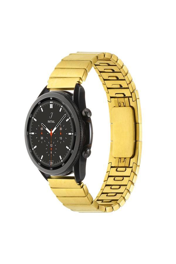 Nüanstek Huawei Honor Magic 2 46Mm Uyumlu Krd-82 22Mm Metal Zore Kordon Gold - Image 1