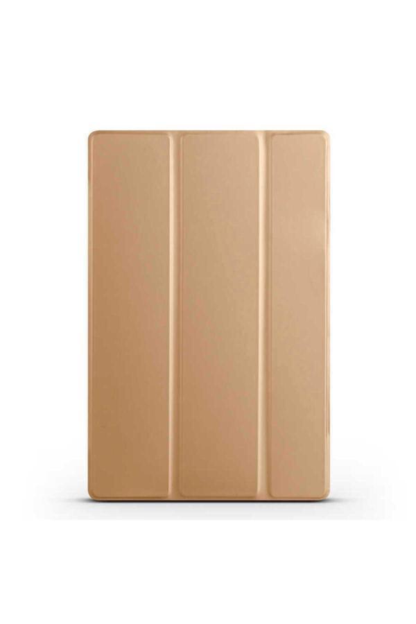 Nüanstek İpad 11.Nesil 2025 Zore Smart Cover Standlı 1-1 Kılıf - Gold - Image 1