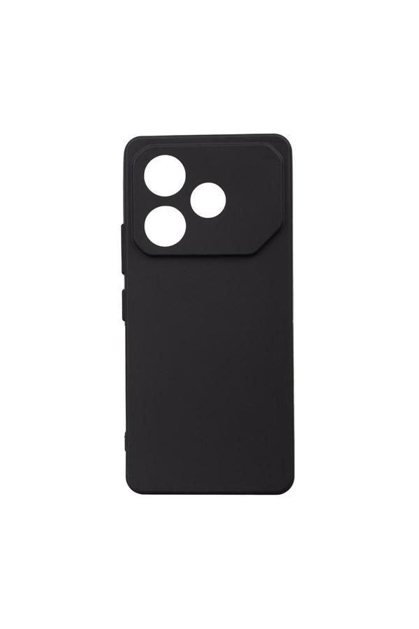 Kılıftech Tecno Pova 6 Uyumlu Kılıf Zore Biye Silikon-Siyah - Image 1