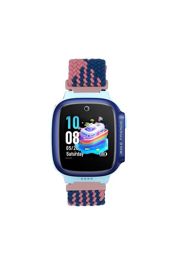 Fzd Global Huawei Gt4 41Mm Fzd Krd-139 18Mm Çocuklara Özel Örgü Kordon - Pembe-Mavi - Image 1
