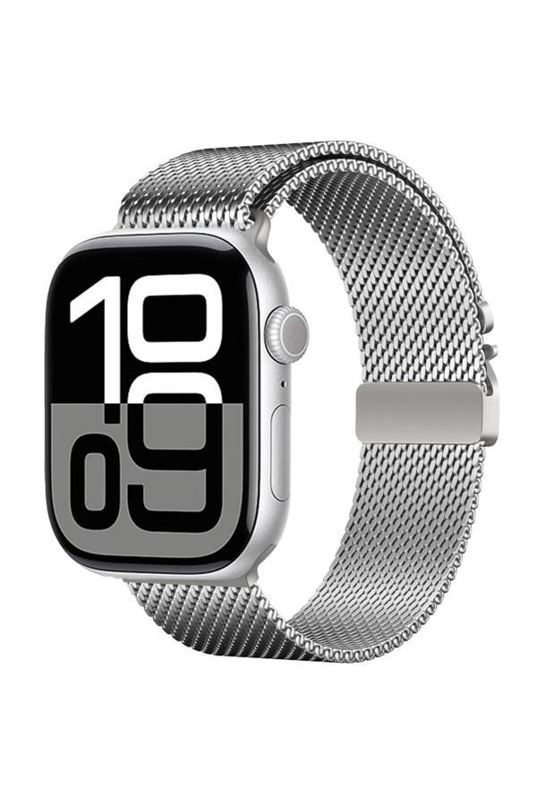 Zore Apple Watch 7 41Mm Uyumlu Metal Hasır Kordon Krd-121 - Image 1