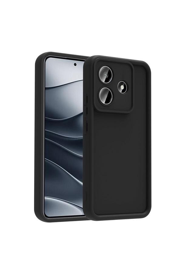 Nüanstek Redmi Note 14 Kılıf Kamera Korumalı Nua Ananas Kapak - Siyah - Image 1