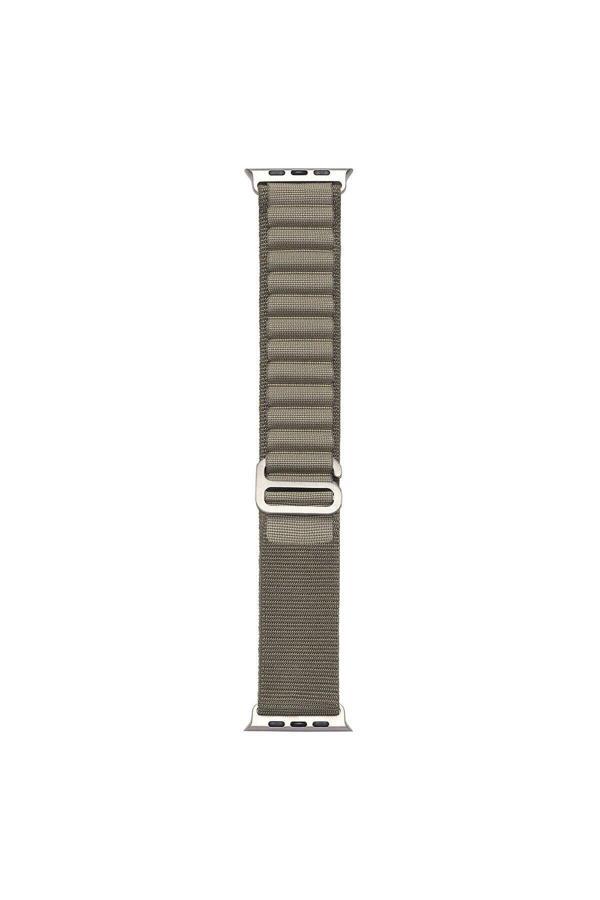 Bulut Aksesuar Watch 7 45Mm Uyumlu Krd-74 Hasır Kordon Blt Açık Yeşil - Image 1