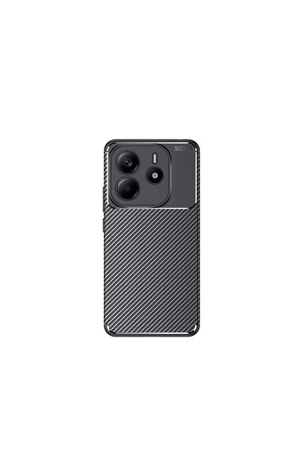 Kılıftech Xiaomi Redmi Note 14 Kılıf Zore Negro Silikon Kapak - Siyah - Image 1