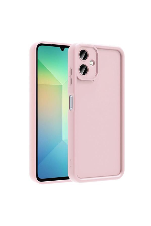 Zeyline Galaxy A06 Kılıf Kamera Korumalı Zyl Ananas Kapak - Pembe - Image 1