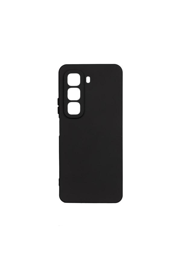 Kılıftech İnfinix Hot 50 4G Kılıf Zore Biye Silikon - Siyah - Image 1