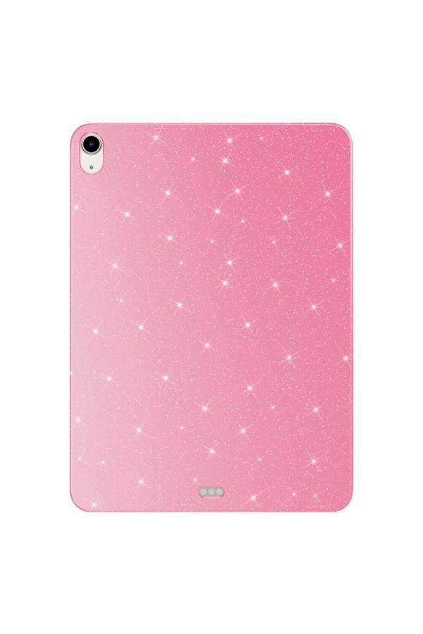 Kılıftech Apple İpad 10.9 2022 (10.Nesil) Simli Parlak Görünümlü Uyumlu Zore Tablet Koton Kılıf-Pembe - Image 1