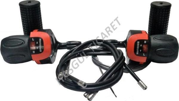 HSGL BİSİKLET GÖSTERGELİ KIRMIZI VİTES KOLU - Image 1