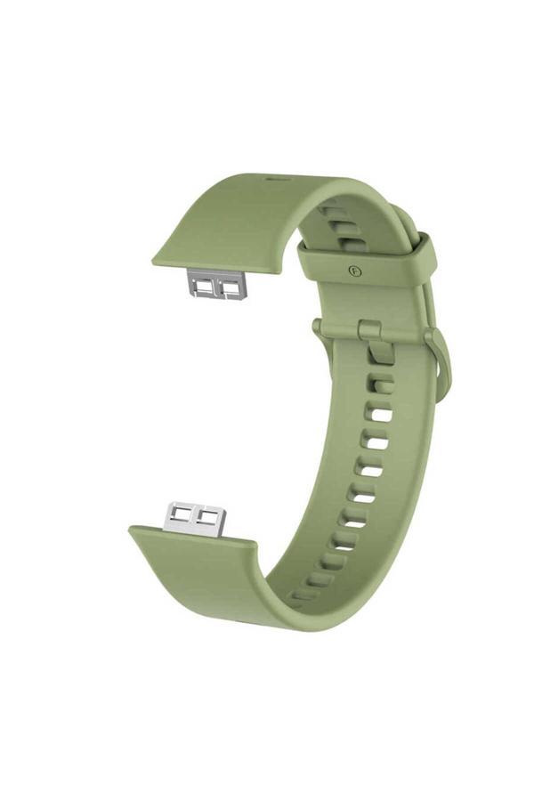 Kılıftech Huawei Watch Fit Krd-43 Uyumlu Zore Kordon-Açık Yeşil - Image 1