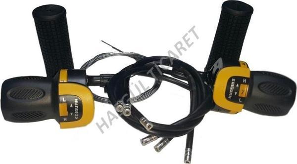 HSGL BİSİKLET GÖSTERGELİ SARI VİTES KOLU - Image 1