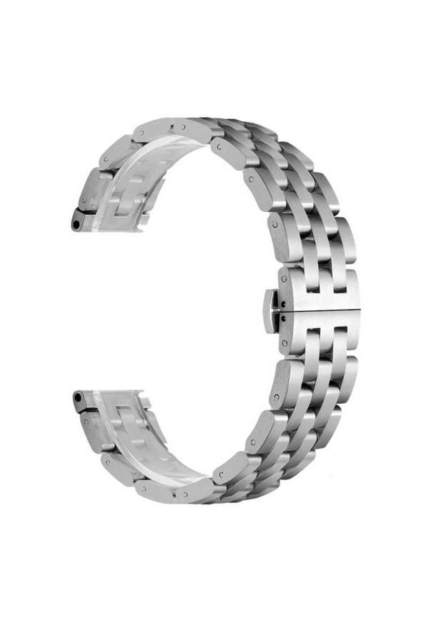 Doping Digital Galaxy Watch 46Mm (22Mm) Uyumlu Krd-20 Metal Zore Kordon-Gümüş - Image 1