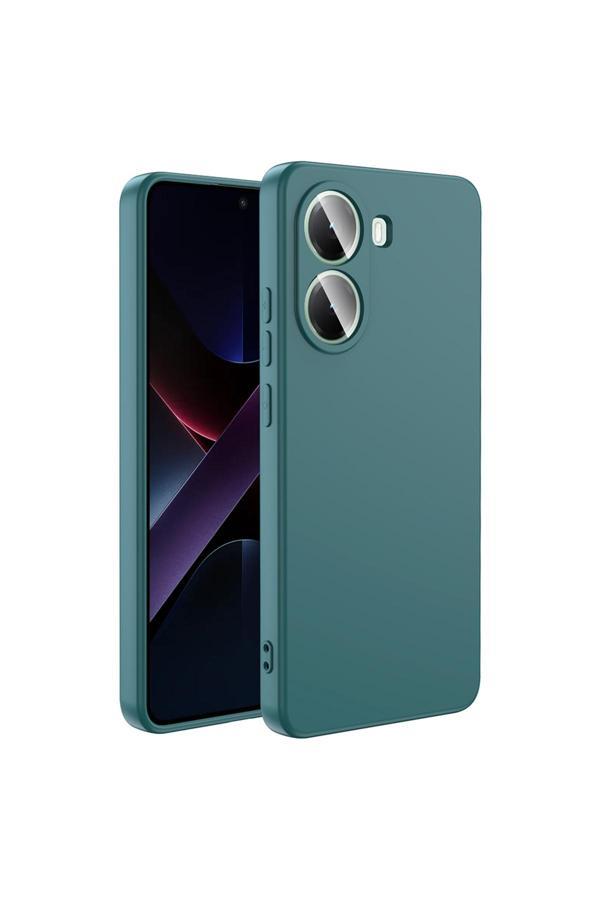 Zore Poco X7 Pro Kılıf Tdom Mara Lansman Kapak - Koyu Yeşil - Image 1