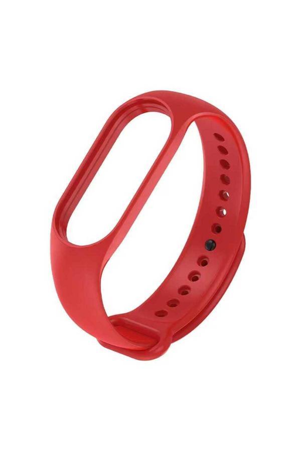 Doping Digital Xiaomi Mi Band 7 Uyumlu Klasik Zore Kordon-Kırmızı - Image 1