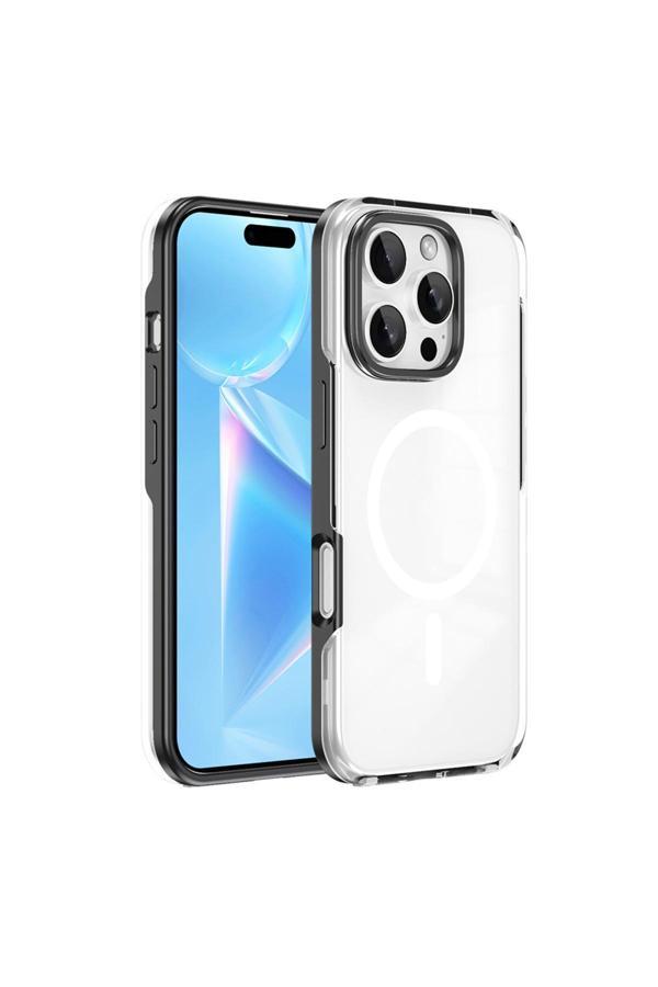 Zore İphone 16 Pro Uyumlu Magsafe Şarj Özellikli Çıkarılabilir Arka Yüzeyli Polar Kapak - Image 1
