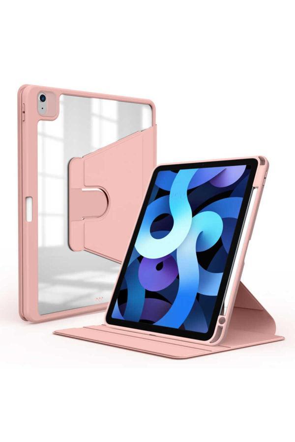 Kılıftech İpad Air 11 2025 M3 Kılıf Zore Nayn Dönebilen Standlı Kılıf - Pembe - Image 1