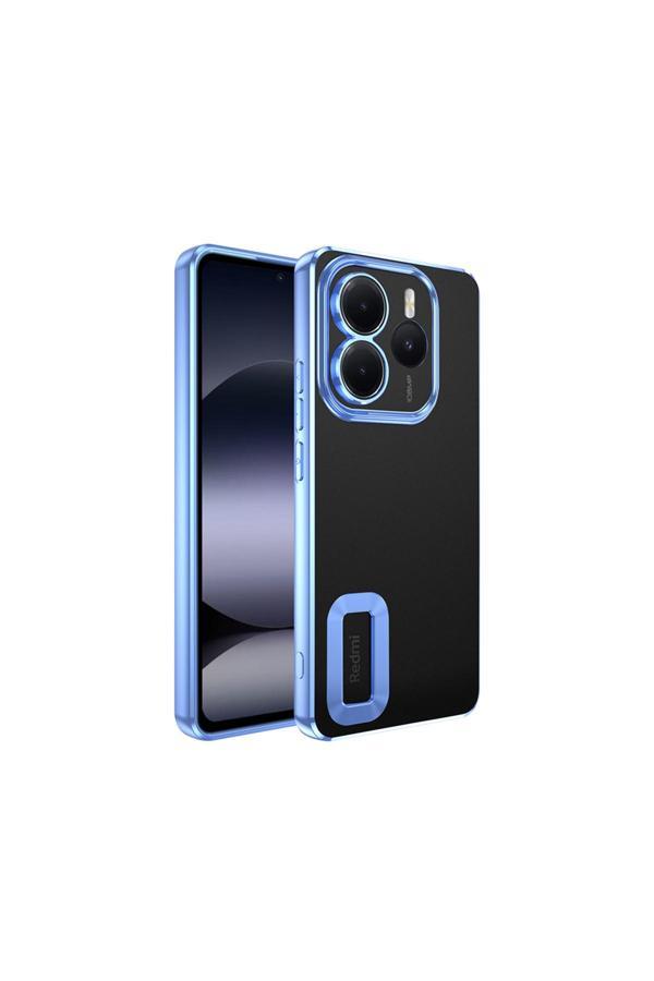 Zeyline Redmi Note 14 5G Kılıf Kamera Korumalı Logo Gösteren Zyl Omega Kapak - Sierra Mavi - Image 1