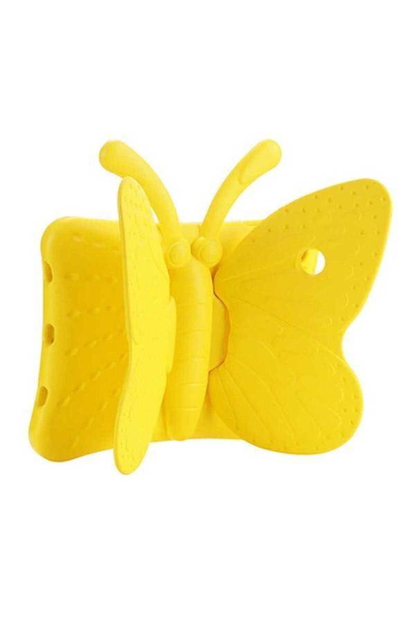 Szr Store İpad 10.2 (8.Nesil) Zore Butterfly Standlı Tablet Kılıf - Sarı - Image 1