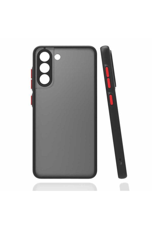 Gng Home Galaxy S21 Uyumlu Kılıf Zore Hux Kapak-Siyah - Image 1