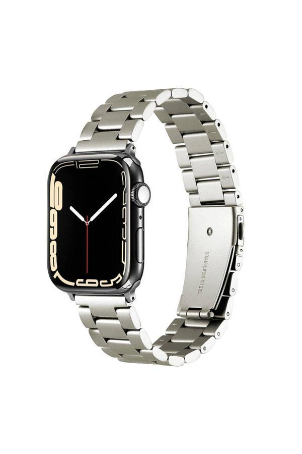 Kılıftech Watch 42Mm Uyumlu Krd-93 Metal Zore Kordon-Titanyum - Image 1