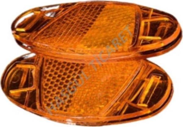 Hsgl Bisiklet Sarı Jant Reflektörü 2 li set Jant Aksesuar Reflektörlü - Image 1