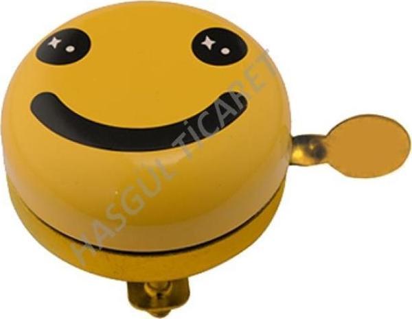 Hsgl Bisiklet Sarı Yüksek Sesli Metal Emoji ) Gülümse Yüz Zil Bisiklet Aksesuar İkaz Zil147 - Image 1