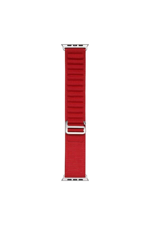 Nüanstek Watch 7 41Mm Clo Band-74 Hasır Kordon-Kırmızı - Image 1
