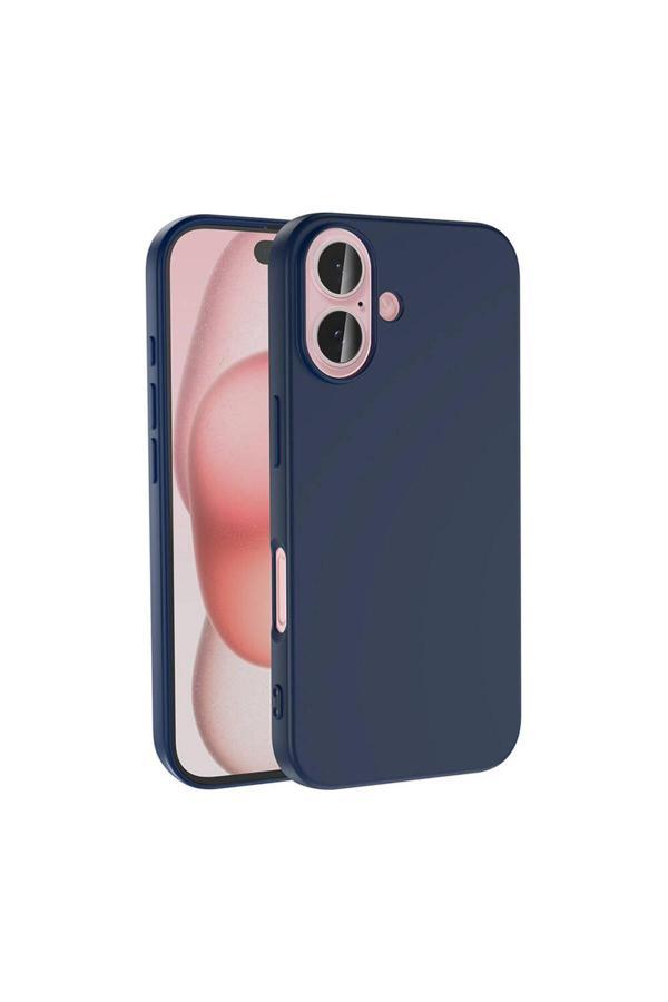 Zore Apple İphone 16 Plus Kılıf Lsr Lansman Kapak-Lacivert - Image 1