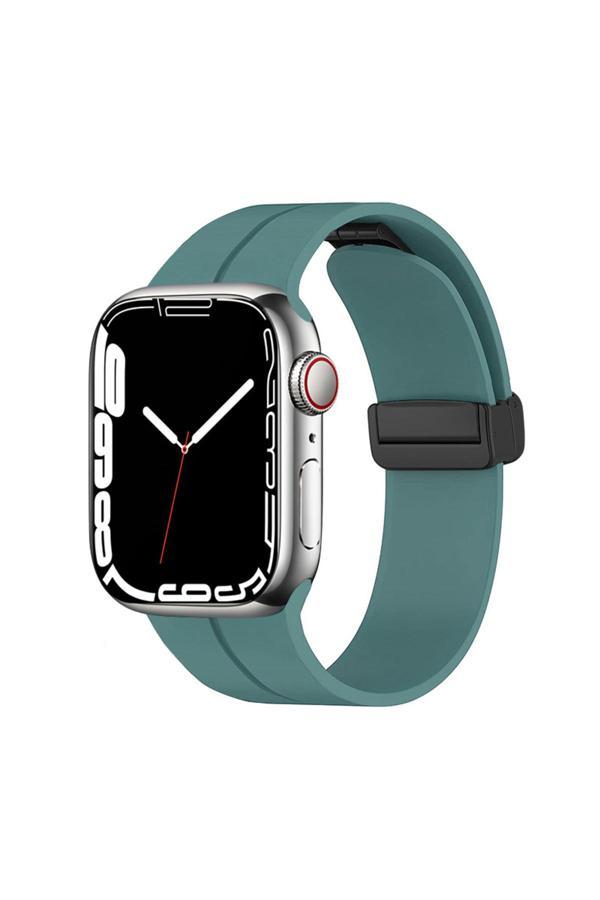 Haktan Kılıf Watch 44Mm Uyumlu Krd-84 Uyumlu Zore Kordon-Yeşil - Image 1