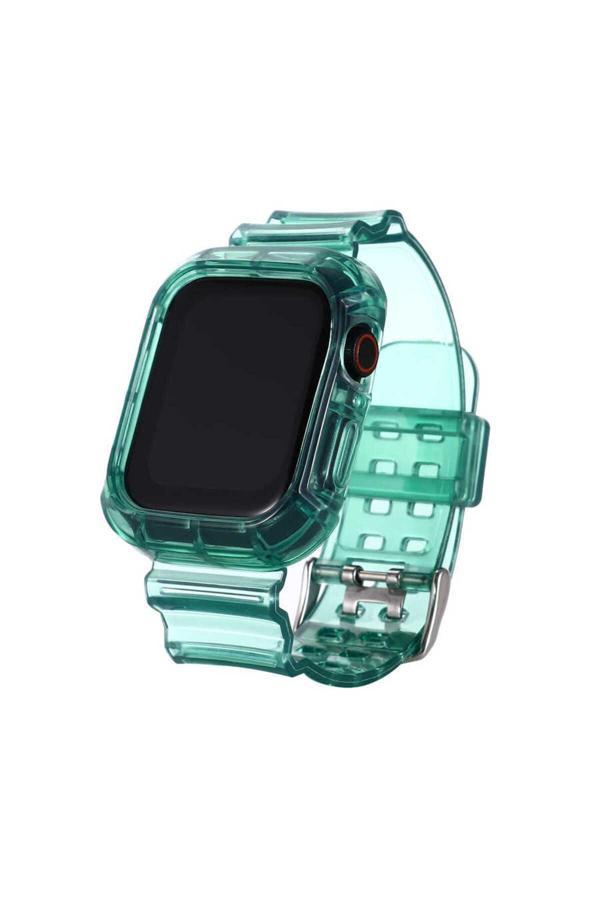 Kılıftech Watch 44Mm Krd-27 Uyumlu Zore Kordon-Yeşil - Image 1