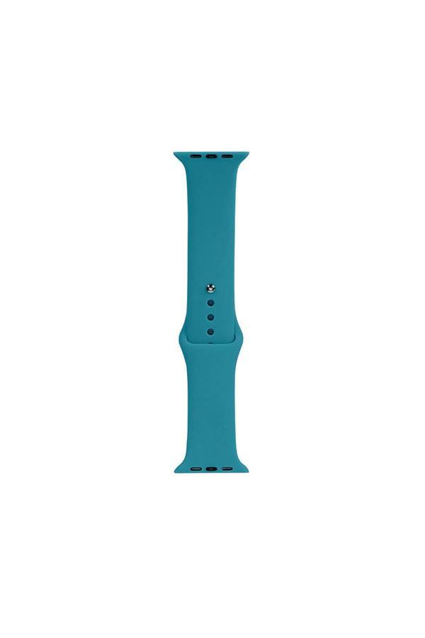 Lumena Watch 44Mm Band Serisi Klasik Kordon Silikon Strap Kayış-Koyu Yeşil - Image 1