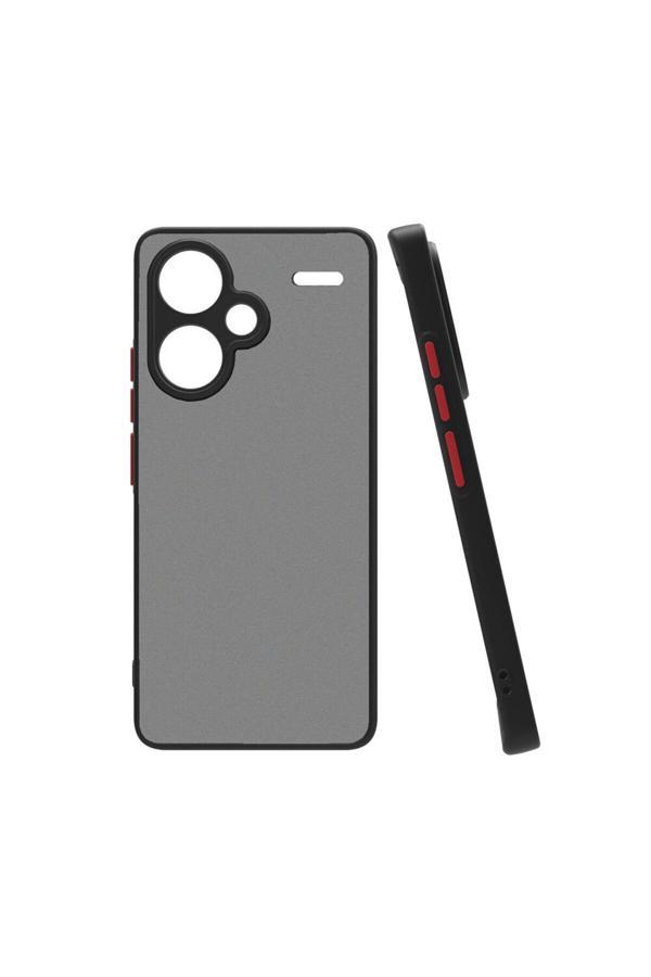 Eflink Xiaomi Redmi Note 13 Pro Plus 5G Uyumlu Kılıf Zore Hux Kapak-Siyah - Image 1