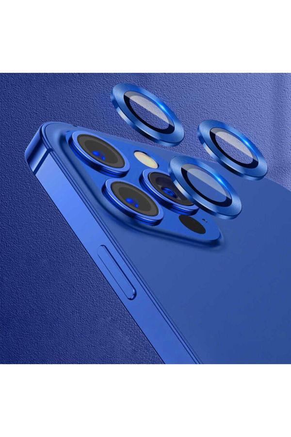 Vardar Aksesuar İphone 12 Pro Max Uyumlu Vrdr Cl-07 Kamera Koruyucu-Lacivert - Image 1