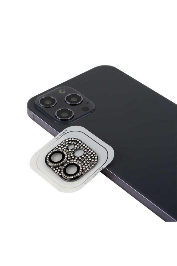 Wiku Bilişim İphone 12 Uyumlu Zore Cl-08 Kamera Koruyucu-Siyah - Image 1