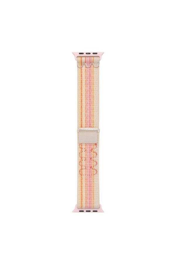 Kılıfda Kılıf Watch 38Mm Uyumlu Krd-91 Hasır Kordon Strap Kayış Clo- Pembe - Image 1