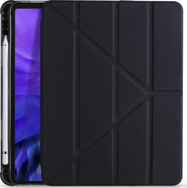 Apple iPad Air 10.9 2020 Fuchsia Tri Folding Kalemlikli Kılıf Smart Standlı - Image 1