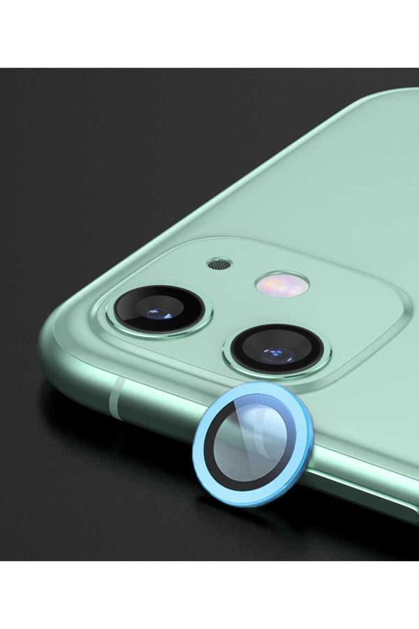 Boğazören İphone 11 Uyumlu Zore Cl-07 Kamera Koruyucu-Mavi - Image 1