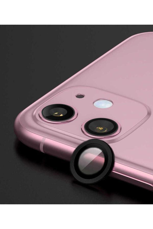 Zore İphone 11 Uyumlu Cl-07 Kamera Koruyucu-Siyah - Image 1