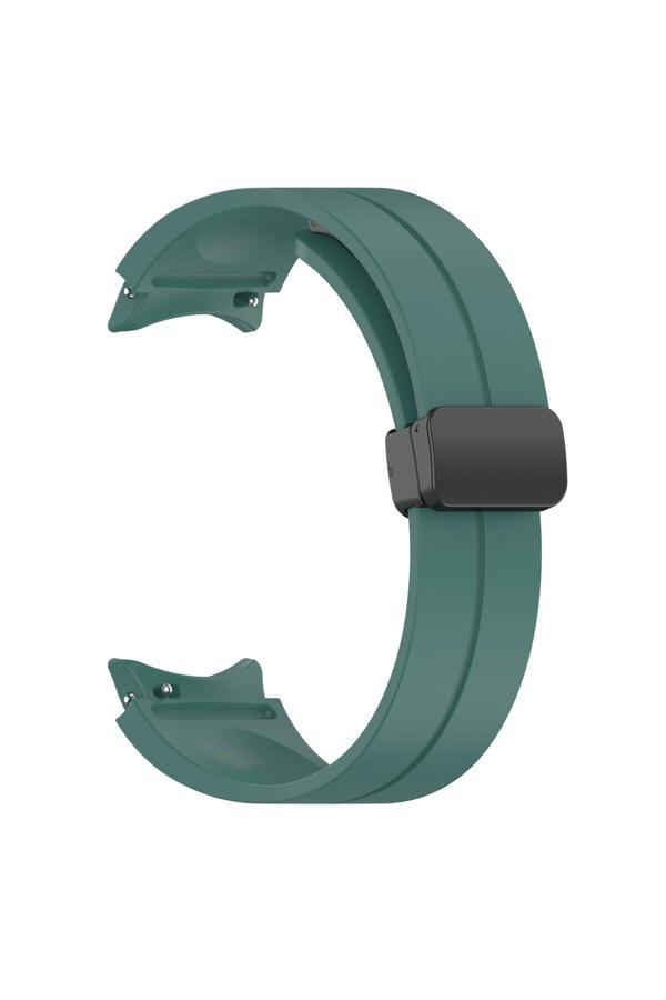 Wiku Bilişim Galaxy Watch 4 Classic 42Mm Uyumlu Krd-84 Uyumlu Kordon Zore Koyu Yeşil - Image 1