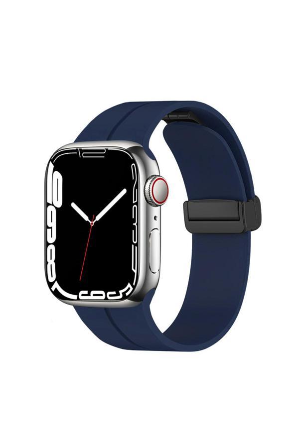 Zore Watch 44Mm Uyumlu Krd-84 Uyumlu Zore Kordon-Lacivert - Image 1