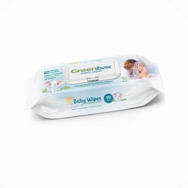 Greenbox Bebeklere Özel Islak Mendil 90'lı Paket - Image 1