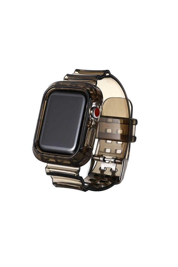 Base Dijital Watch 44Mm Krd-27 Uyumlu Zore Kordon Siyah - Image 1