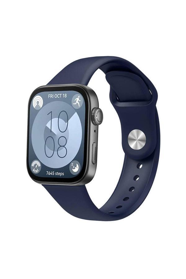 Zeyline Huawei Watch Fit 3 Krd-11 22Mm Silikon Kordon-Mavi - Image 1