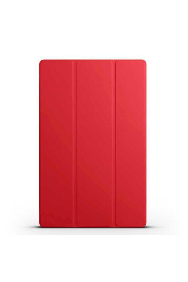 Safa Galaxy Tab S8 Ultra Sm-X900  Uyumlu Zore Smart Cover Standlı 1-1 Kılıf-Kırmızı - Image 1