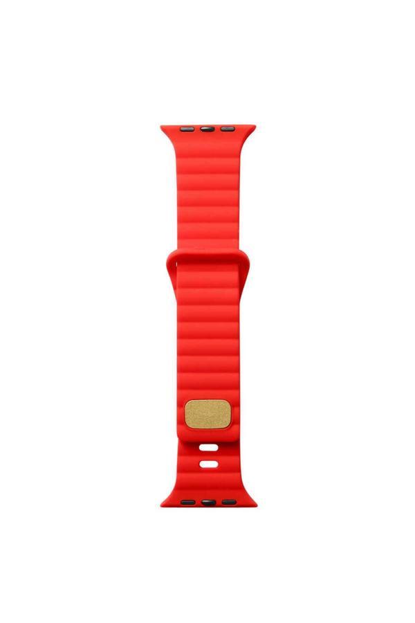 Zore Watch 7 45Mm Uyumlu Krd-73 Uyumlu Brt Kordon Kırmızı - Image 1