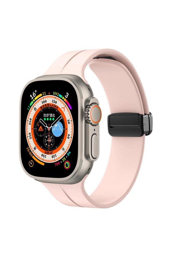 Safa Watch Ultra 49Mm Uyumlu Krd-84 Uyumlu Tcg Kordon Pembe - Image 1