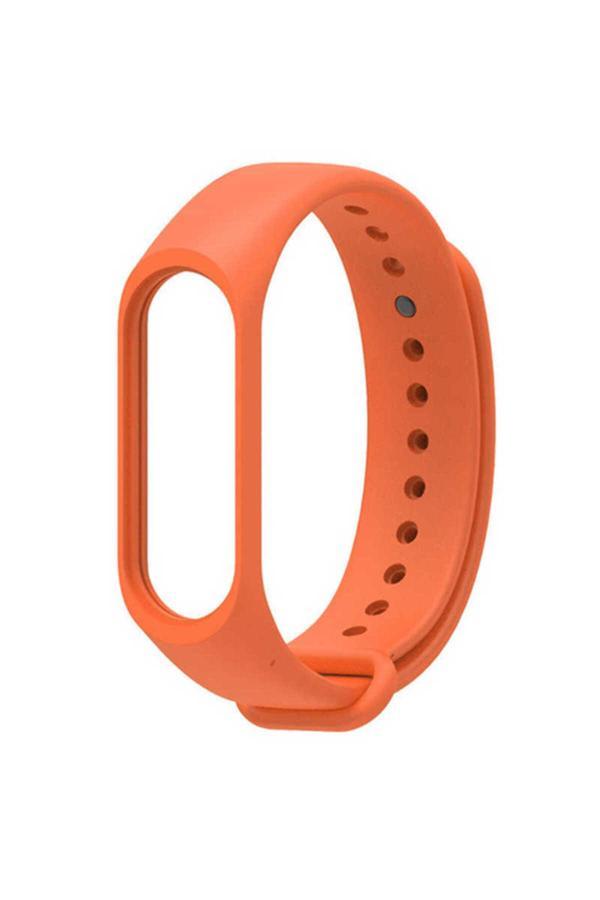 Cep312 Xiaomi Mi Band 3 Uyumlu Zore Kordon-Turuncu - Image 1