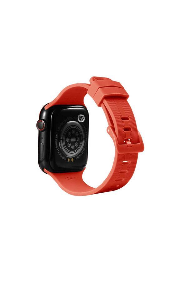 Eflink Watch 7 41Mm Krd-23 Uyumlu Zore Kordon-Turuncu - Image 1