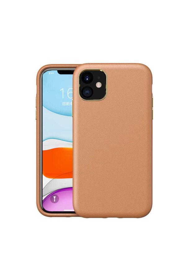 Zore İphone 11 Uyumlu Natura Kılıf-Kahverengi - Image 1