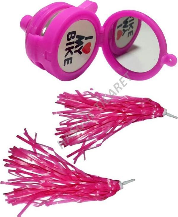 HSGL PEMBE PÜSKÜL AYNALI ZİL  - Image 1